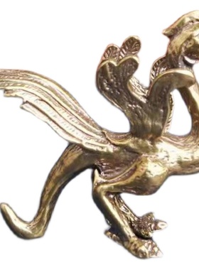 黄铜四大神兽国风礼物青龙白虎朱雀玄武书房摆件客厅办公室装饰物