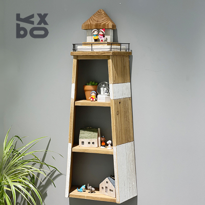 YBOX实木墙面创意墙上置物架儿童房墙面装饰客厅搁板简约收纳架