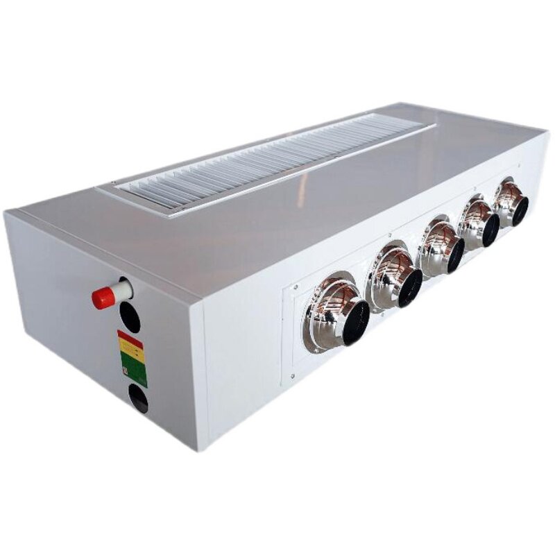 射流卧式明装风机盘管水冷中央空调井水家用宾馆空气能水冷暖空调