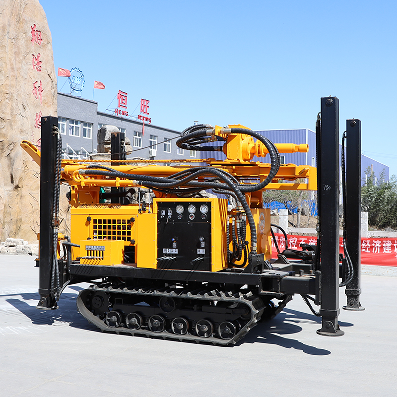 打井机钻井设备山区200米深井钻机履带式气动打井机钻井机大型