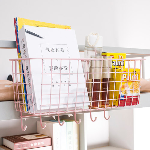 宿舍神器床头置物架篮子住校好物寝室上铺收纳床上大学生床边挂篮