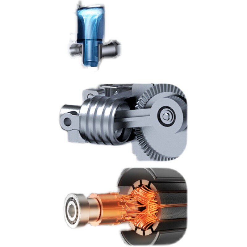 沿途车载充气泵双缸汽车电动打气机无线数显便携式轮胎车用打气泵