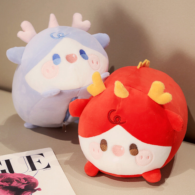 qq龙泡沫粒子公仔可变身u型颈枕创意玩偶新颖儿童男女友礼物出行