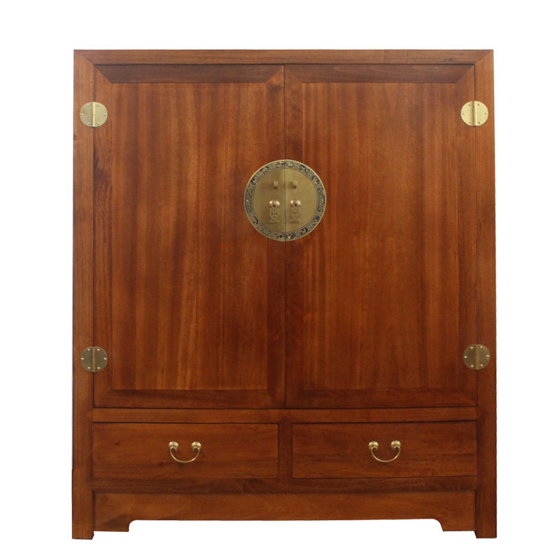 新中式香樟木衣柜古典简约实木儿童衣橱矮柜储物柜卧室收纳柜整体