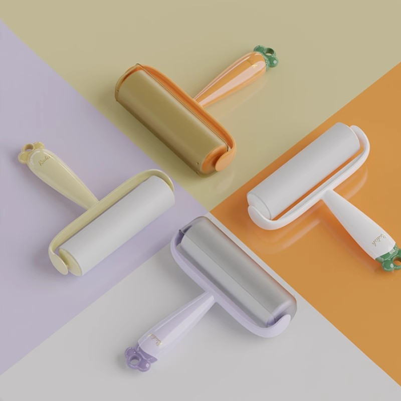 粘毛器滚筒可撕式替换卷筒t卫生纸去除黏毛家用床上16cm滚刷强力