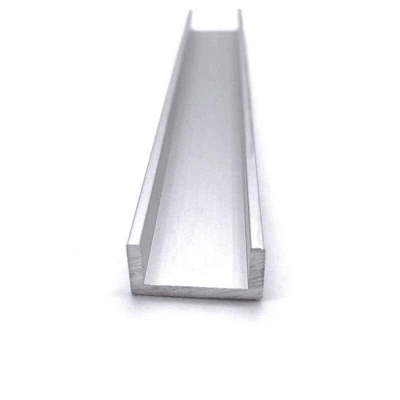 U型铝槽20*1i0*2mm内宽16mm木板夹槽铝合金包边单槽固定导轨卡槽