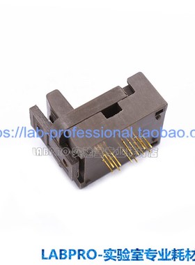 DFN8/DFN5X6-8L(OPT2)烧录座IC老化测试座N带板转DIP8编程插座直