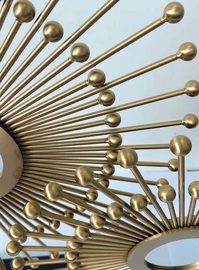 样板房酒店会所金属太阳镜摆件现代简约客R厅餐厅装饰工艺品