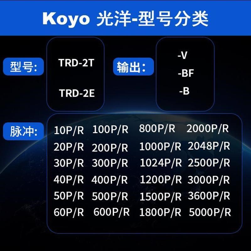 光洋型光电旋转编码器TRD-2E1000A 600 360 I500 200B 1024 2000V