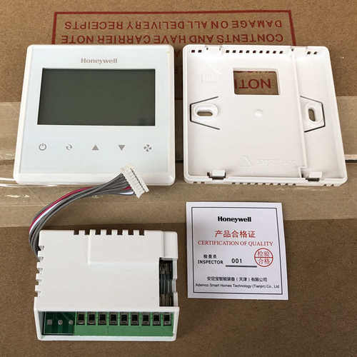 霍尼韦尔T6820A2001风s机盘管液晶温控器新风空调触摸 VEC8675WP1