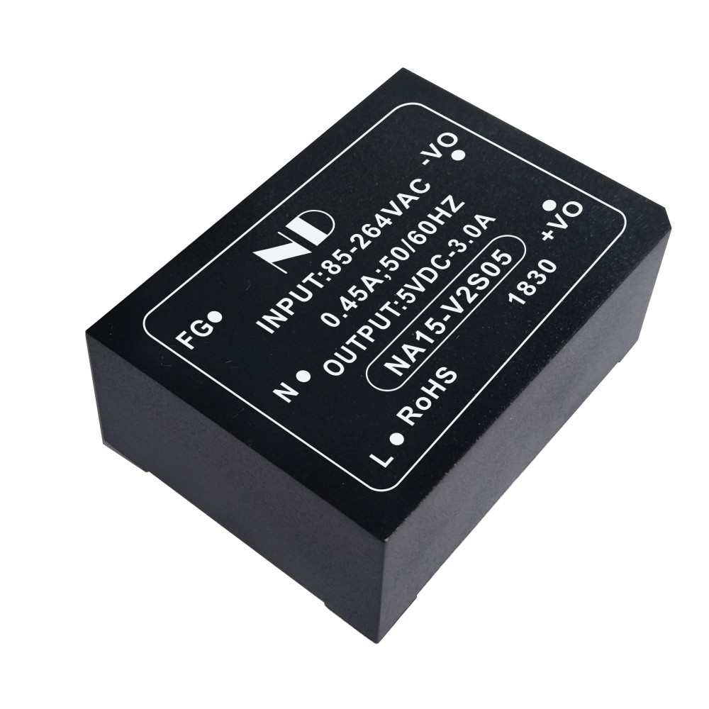 NA15-V2S24工业p级开关电源模块220V转24V15W 低纹波降压隔离