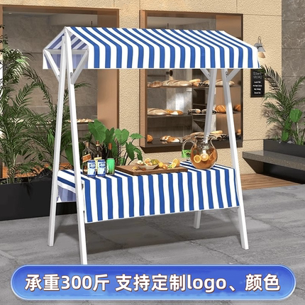 户外摆摊架商业活动展示架夜市集市铁艺摊位架广场地摊架促销棚架