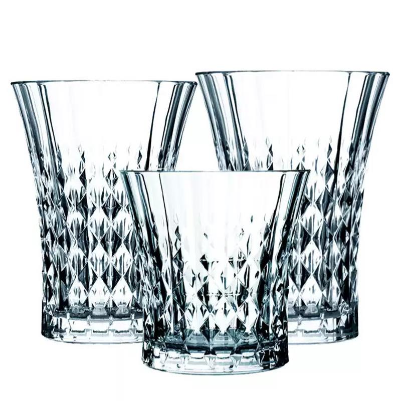 晶法国c士da进口水玻杯璃威忌杯洋酒杯调鸡尾酒啤酒杯花茶3158水