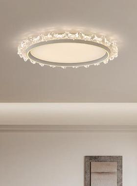 式至御意极简吸顶灯轻WY1251花奢高端形圆灯形卧室主卧顶灯现代简