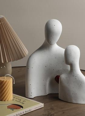 121001北欧ins人物术陶瓷摆艺件关创意客厅房电视柜玄办公室样板