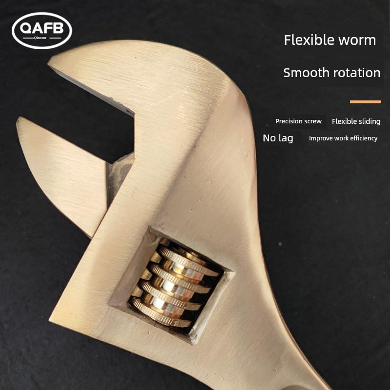 巧安防活动口扳STX手青铜扳手青铜无火工具10寸12寸15铝寸1铜8寸