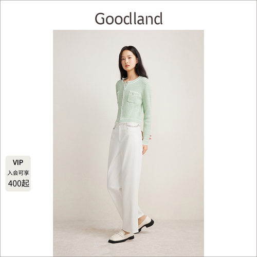 goodland针织开衫小香风