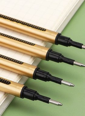 克2650中性笔替芯多种笔头速干防水黑色笔芯学生签字笔考试专用