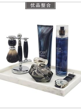 样板间室内软装饰品优品整合家居摆件润肤露男装表托盘组合ZH2427