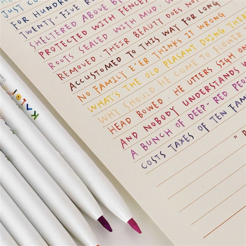 kalor绮彩j自动彩铅36色套装学生专用不断芯绘画油性按动铅笔