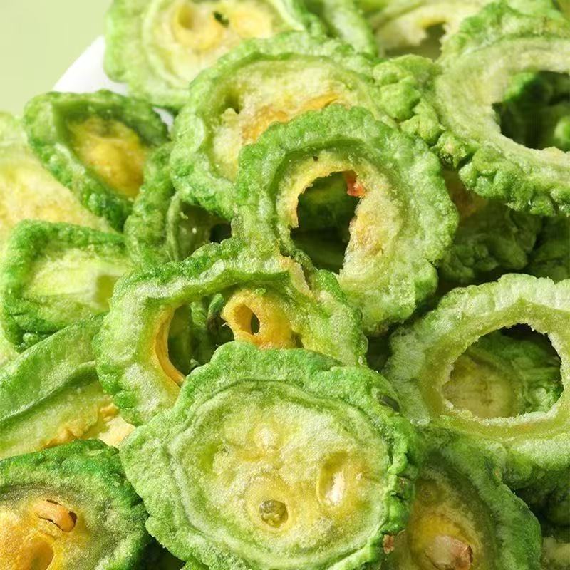 【超划算】苦瓜脆片即食苦瓜片蔬菜干VF脱水解馋解腻苦瓜小零食