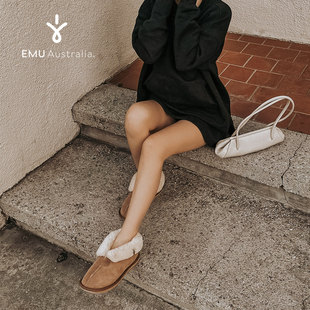 EMU 冬季 棉鞋 澳洲短筒靴防滑保暖羊皮毛一體 Australia雪地靴女款