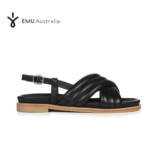 牛皮罗马鞋 新款 EMU 凉鞋 平底鞋 Australia2024夏季 外穿休闲沙滩鞋