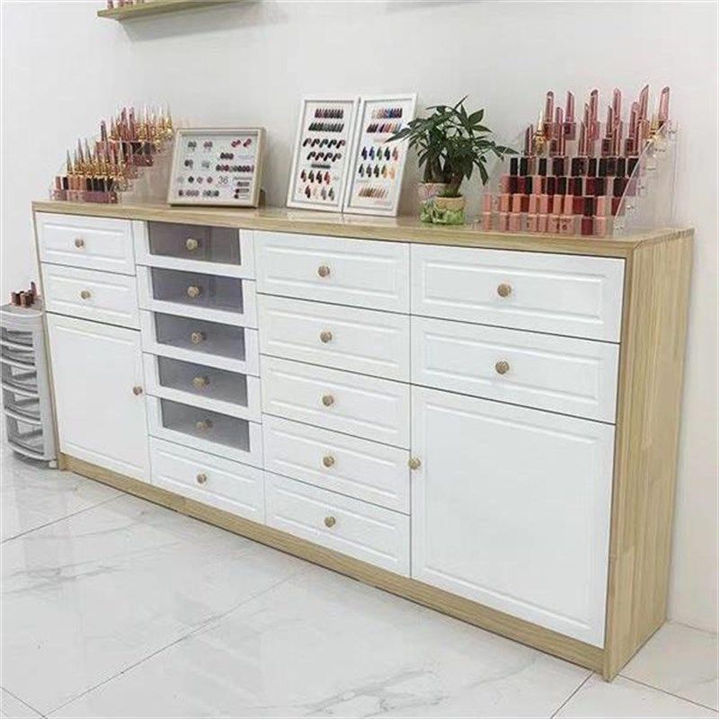 美甲柜子展d示柜甲油胶储物柜美甲店产品落地柜靠墙柜指甲油收纳,商业/办公家具,化妆品展柜,淘宝优惠券,粉丝福利购,淘宝优惠卷