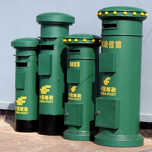 复古邮筒模型特大号摄影道具英伦家居软装饰摆件T摆设铁皮邮政信