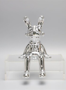 现代简约创意恶魔兔摆件儿童房电视柜客厅玄N关样板间家居软装饰