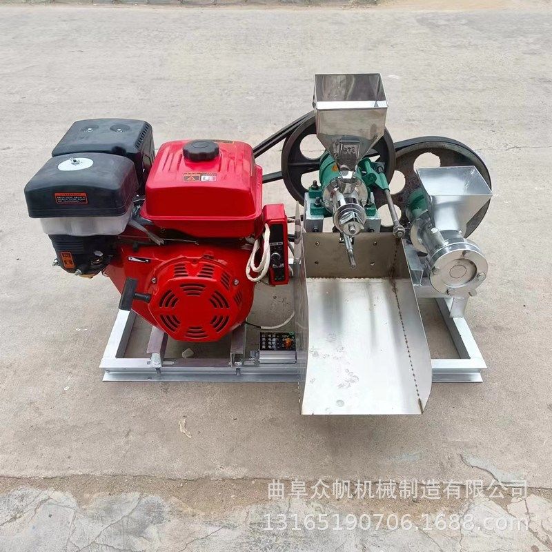 新款多功能膨化机全套汽油机摆摊玉米商用一体机爆米花机