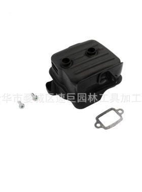 林升尔MS361油锯配件MS391消音器MS341排气管MS361消声器