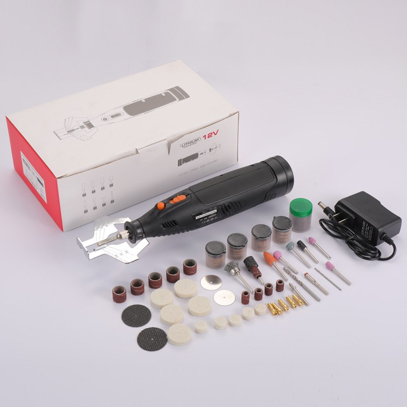 直供12V锂电打磨机电磨油锯电锯磨链机 雕刻工具 抛光