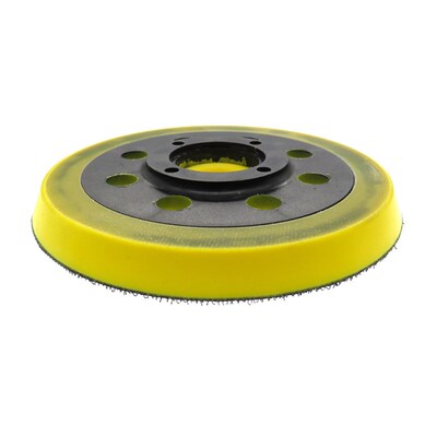 跨境货源 5寸8孔黄色抛光盘适用于RYOBI利优比RSE-1250砂光机底盘