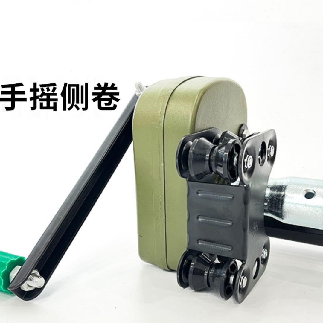 卷王大棚卷膜器手动养殖场专用侧卷帘机配件大全防水手摇摇膜器