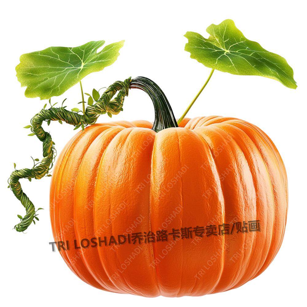 南瓜贴纸蔬菜厨房贴画瓷砖墙上裂缝粘贴画万能遮丑贴纸防水冰箱贴