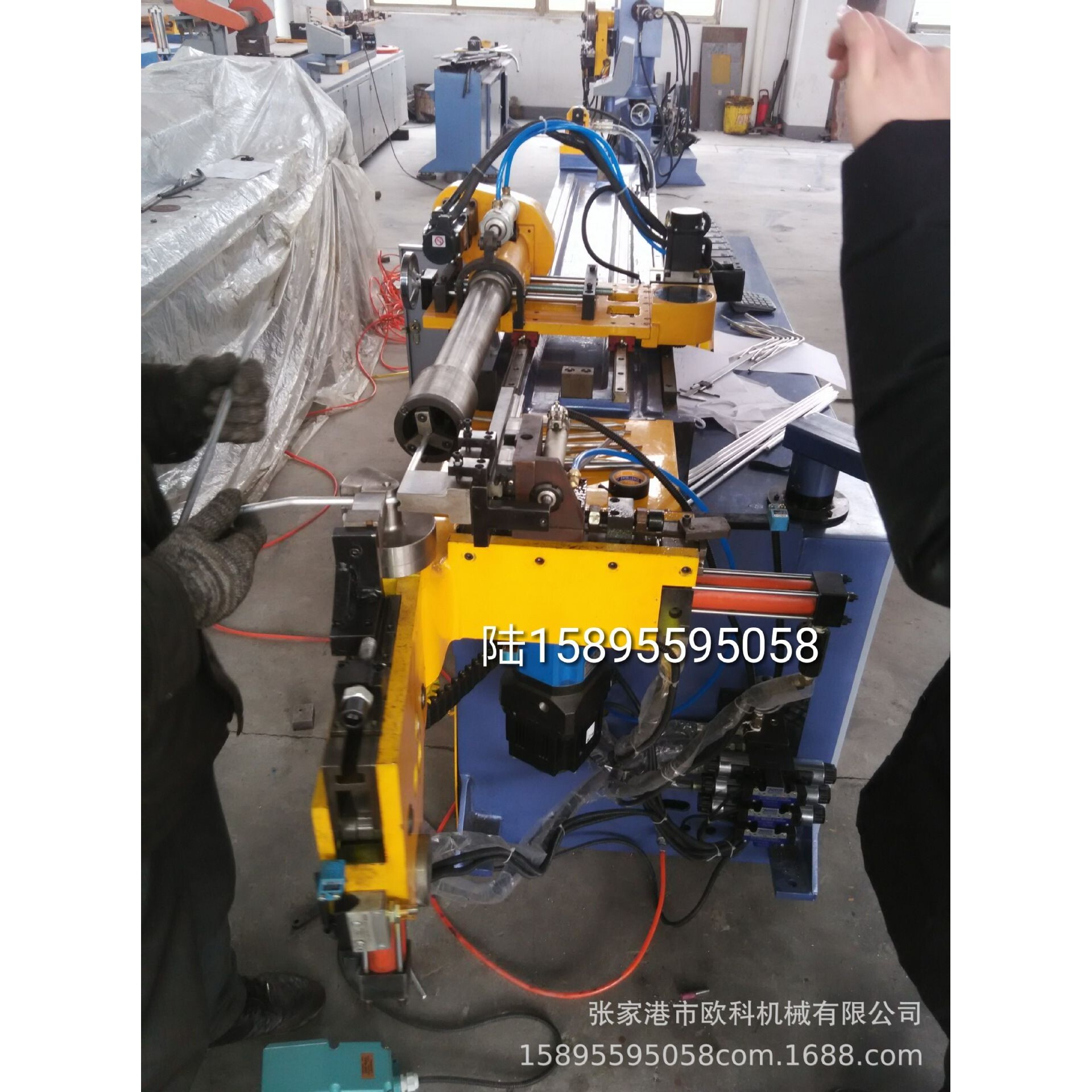 张家港全自动弯管机 不锈钢管全自动弯管机 三维数控伺服弯管机