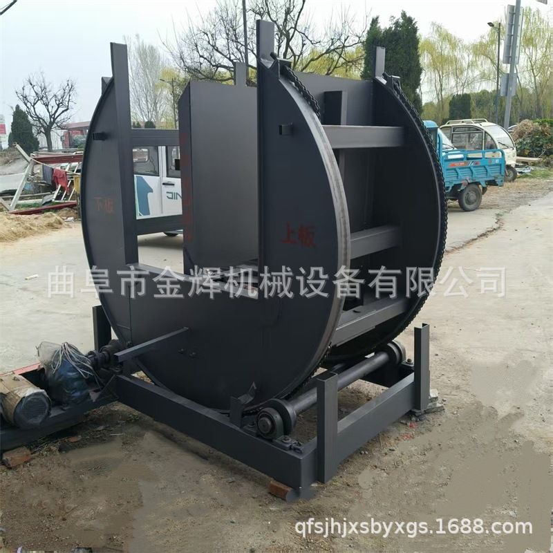 全自动180度U型钢板液压翻板机 铝板密度板大吨位无损翻转机厂家