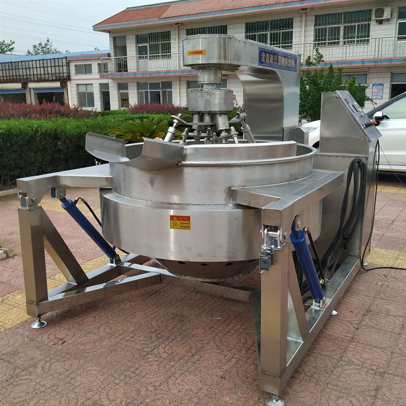 大型全自动翻炒电加热馅料炒锅 工业月饼馅炒制设备 炒豆沙馅机器