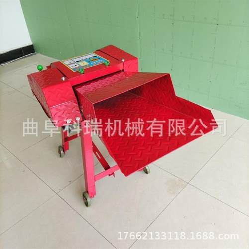 家用铡草小型粉碎机 牛羊马饲料牧草铡草机 4刀片碎草铡草机