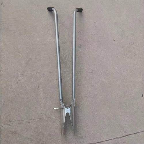 手动种植移苗器 打孔移栽器移植栽苗器木柄喷塑移苗器 栽苗器