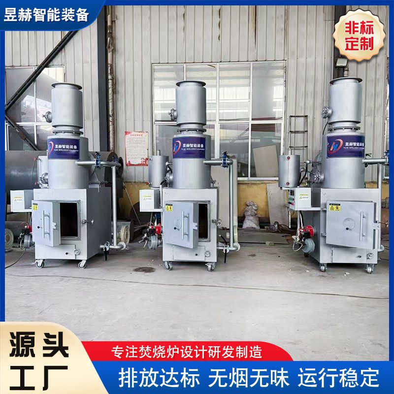 无烟垃圾焚烧炉小型动物宠物无害化设备工业塑料橡胶环保焚烧炉