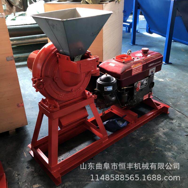 小型青稞齿盘粉碎机厂家中药材磨粉机艾草根齿盘粉碎机价格家用