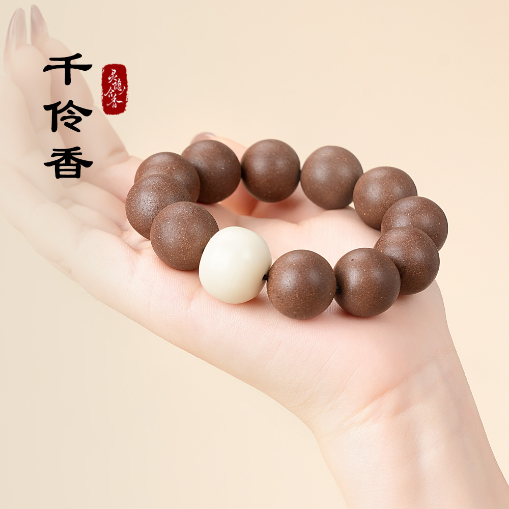【千伶香】传统古法手工天然香制作醒神合香珠手串项链