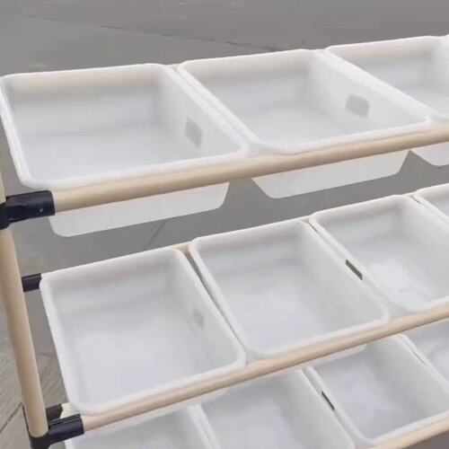 电商分拣车车间配货车仓库物料架快递打包工具车多层物流车可移动