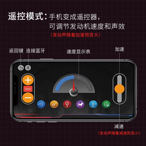 K96207新款V8发动机模型积木益智拼装遥控电动勒芒F40LM汽车引擎