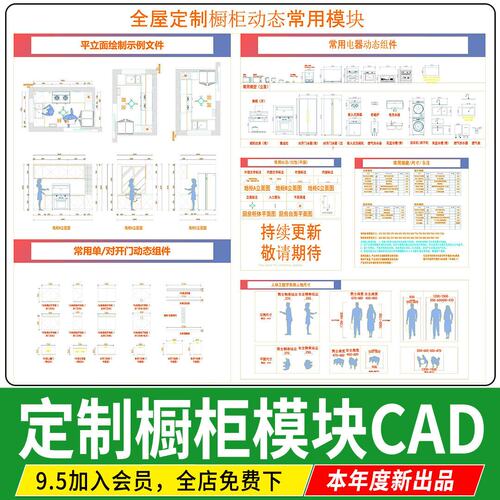 2026厨房设施全屋定制橱柜立面图动态模块图库图块CAD施工图素材