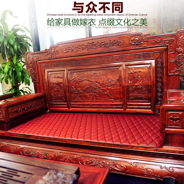 夏款木头客厅防滑垫坐垫垫子红木沙发垫高档定做椅子坐垫r皮沙发