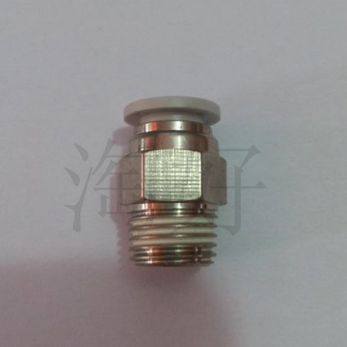 白色气管PC8-02快速插PC4-M5接头PC6-01螺纹直通PC10-03/PC12-04