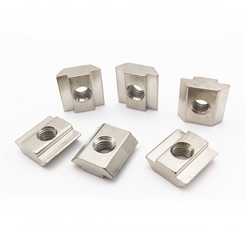 方型螺母 t型滑块欧标滑块工业铝型材螺母20型30型4N0型M3M4M5M6M
